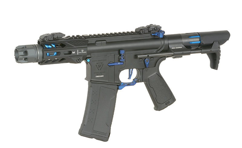 Strike industries 4" Raiders Competition PDW AEG Riffel, GEN-2 - Blå