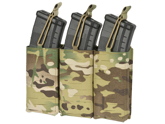 Laser-Cut Panel with 3 AK Magazine Pouches - Multicamo