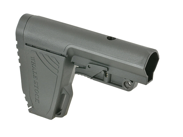 Adjustable Whale kolbe til AR-15/M4 - Sort