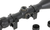 Scope 3-9x50 with high mounting rings