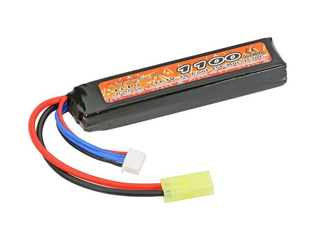 Batteri LiPo 1100mAh 11,1V 15/30C