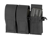 Triple Pouch for 6 AR15 Magazines, Laser Cut