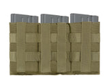Elastic Triple SR25/M14/SCAR-H Magazine Pouch - Olive