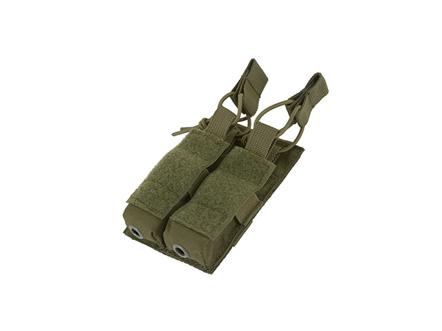 Open top double pistol mag pouch