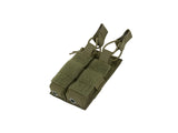 Open top double pistol mag pouch