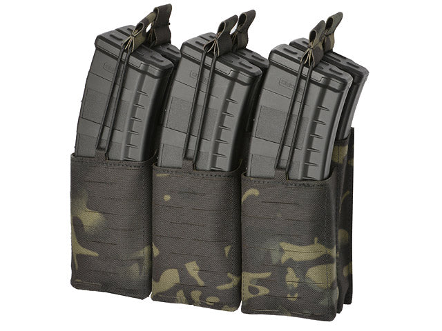 Laser-Cut Panel with 6 AR15/AK Magazine Pouches - MB