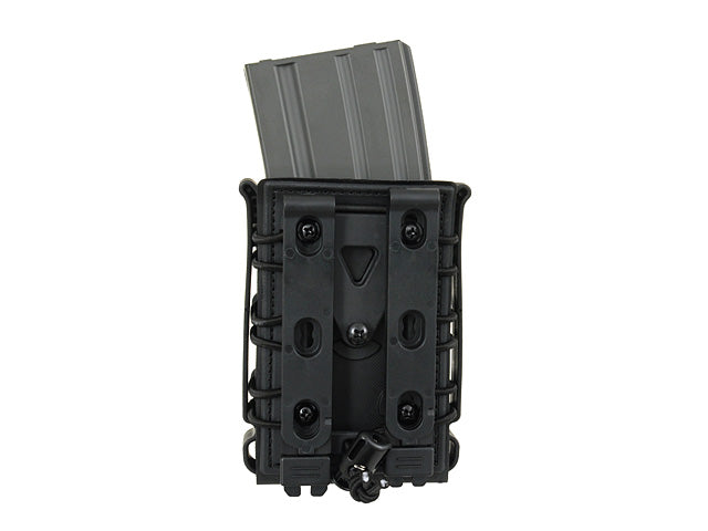 Soft Shell Rifle 5,56 Mag Pouch with MOLLE Clips - Black