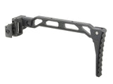 Curved Foldbar Skeleton Kolbe til Picatinny Skinne