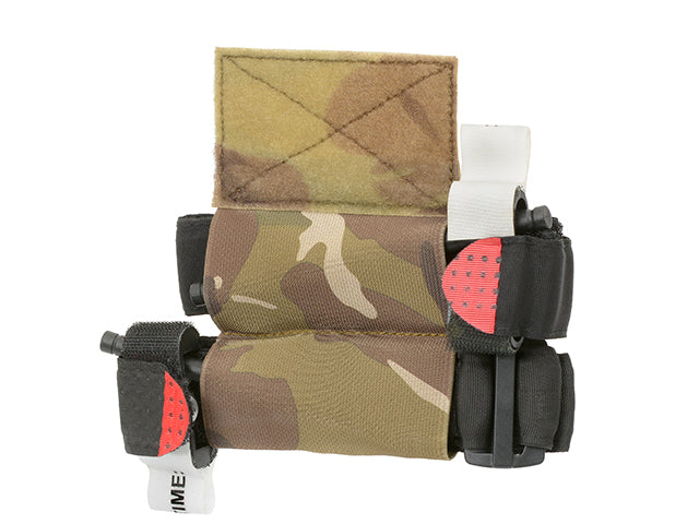 Dual tourniquet holder, side by side version - Multicamo