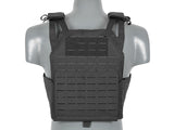 Laser-Cut “Buckle Up" Operator Plate Carrier with AR15/AK Magazine Pouch