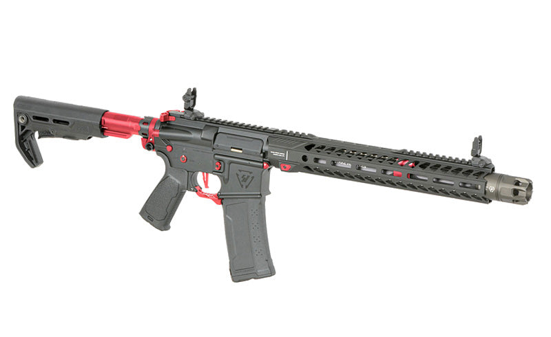Strike industries 13.5" Raiders Competition Karabin AEG Riffel, GEN-2 - Rød