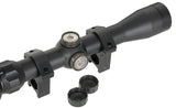 Scope 3-9x32E with high mounting rings