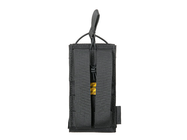 5.56/9mm Open Top Enkelt Magasin Combo Lomme - Sort