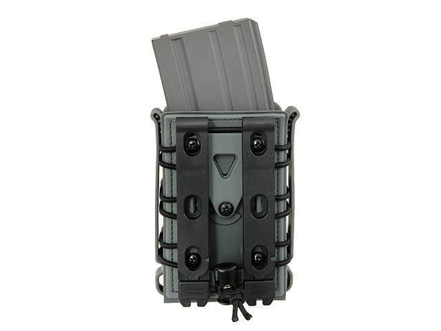 Soft Shell Rifle 5,56 Mag Pouch with MOLLE Clips - Wolf Gray