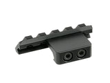Offset 45 degree Light/Optic Montage - Picatinny - Sort