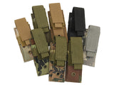 Single pouch for pistol magazines - multicamo