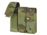 Triple Laser-Cut Pistol Magazine Pouch with Flap - MT