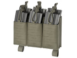Laser-Cut Buckle Up Panel for 6 AR15 / AK Magazines - Ranger Green