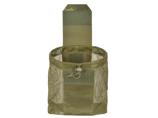Laser Cut Foldable Mesh Dump Pouch - Multicamo Tropic