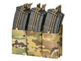 Laser-Cut Panel with 6 AR15/AK Magazine Pouches - Multicamo