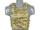 Laser-Cut “Buckle Up" Assault Plate Carrier with AR15/AK Magazine Pouch — Multicamo