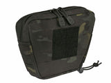 Lower utility pouch for accessories with shockcord retention, Laser Cut - Multicam Black