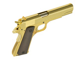 1911 pistol replica with Gas Blowback (GBB) - Gold