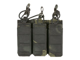 Triple Elastic Pistol Magazine Pouch Laser-cut - MB