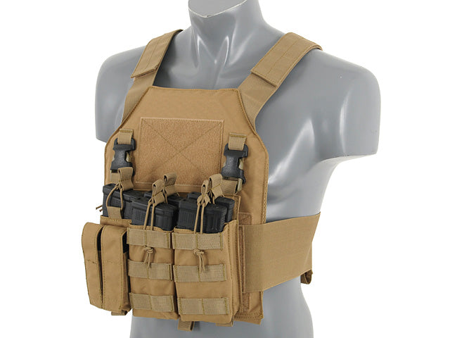 Buckle Up Triple 5.56/Pistol Pouch Panel - Olive