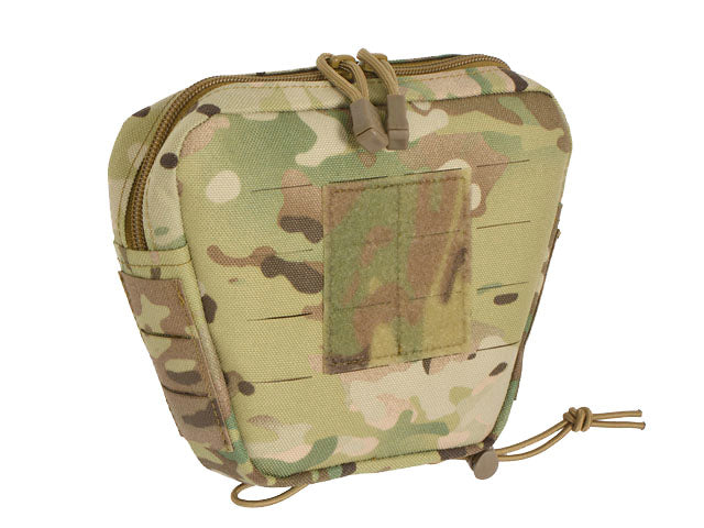 Lower utility pouch for accessories with shockcord retention, Laser Cut - Multicamo
