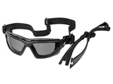 Ballistisk goggles I-Force SLIM anti-dug Dobbelt Pane Glas - Grå