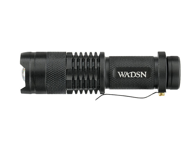 Mini telescopic flashlight - Sort