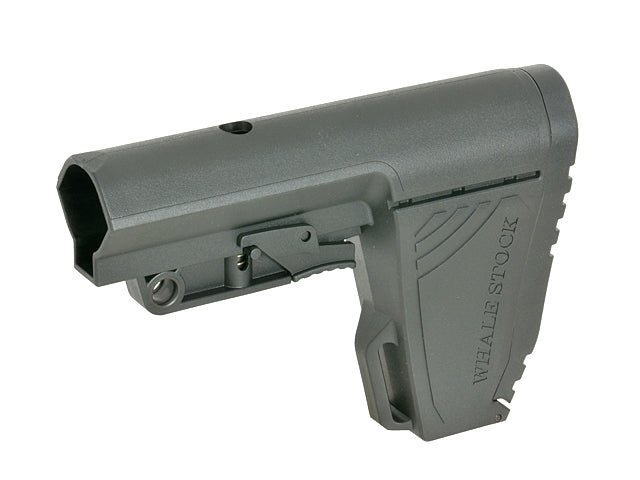 Adjustable Whale kolbe til AR-15/M4 - Sort