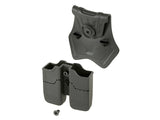 PX4/P30/USP/USP Compact Airsoft Dobbelt magasinlomme Serie - Sort