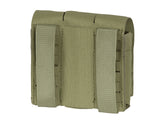 Triple Laser-Cut Pistol Magazine Pouch with Flap