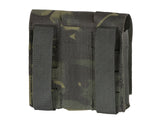 Triple Laser-Cut Pistol Magazine Pouch with Flap - MB