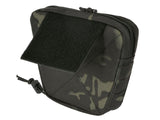 Lower utility pouch for accessories with shockcord retention, Laser Cut - Multicam Black