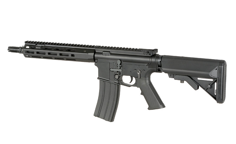 WE13 9,5" M4/AR-15 Knight's Armament Airsoft Riffel, 30 RPS, ETU - Sort
