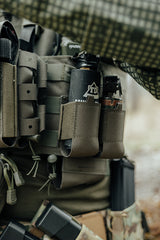 Double 40mm grenade pouch LASER CUT - Multicamo Black