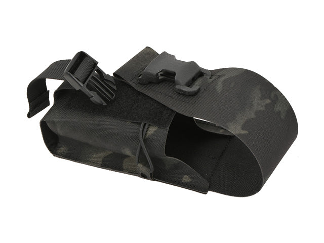 M18 Grenade / 0.5 L Bottle Pouch Laser Cut MOLLE - Multicamo Black