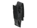 Single pouch for pistol magazines - multicamo black