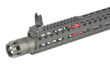 Strike industries 13.5" Raiders Competition Karabin AEG Riffel, GEN-2 - Rød