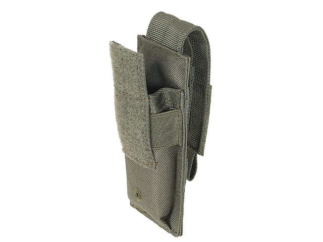 Single pistol magazine pouch with flap - Ranger Green
