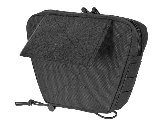 Laser Cut Lower Accessory Utility Pocket with Shockcords for Tourniquet - Black