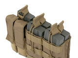 Triple 5.56 Mag/Pistol Pouch Panel (5 plus 2)