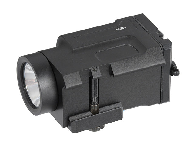 Russisk Taktisk Flashlight K-2P - Sort