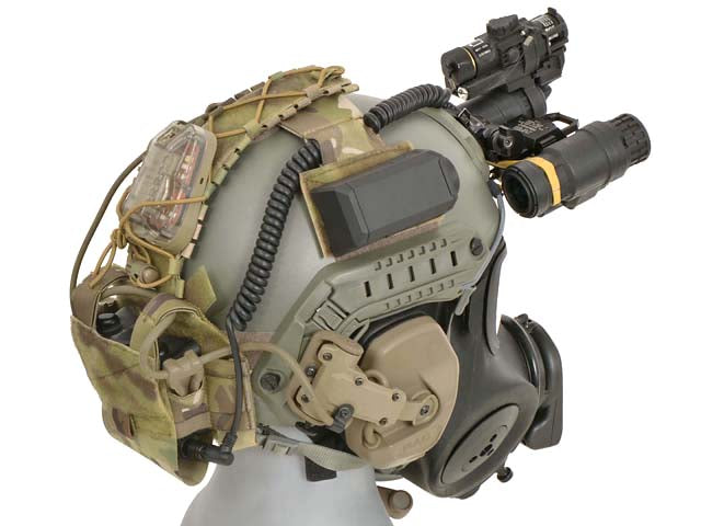 Laser-Cut Helmet Accessory Pouch - Multicamo