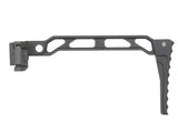 Curved Foldbar Skeleton Kolbe til Picatinny Skinne