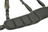 Patrol Tactical Belt with Suspenders MOLLE, Laser Cut - Multicamo Black