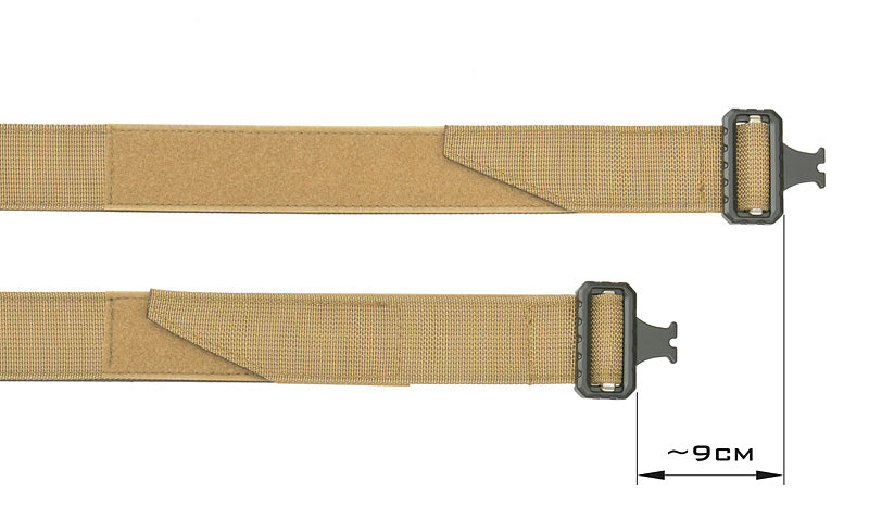 Rigid belt M with QD buckle